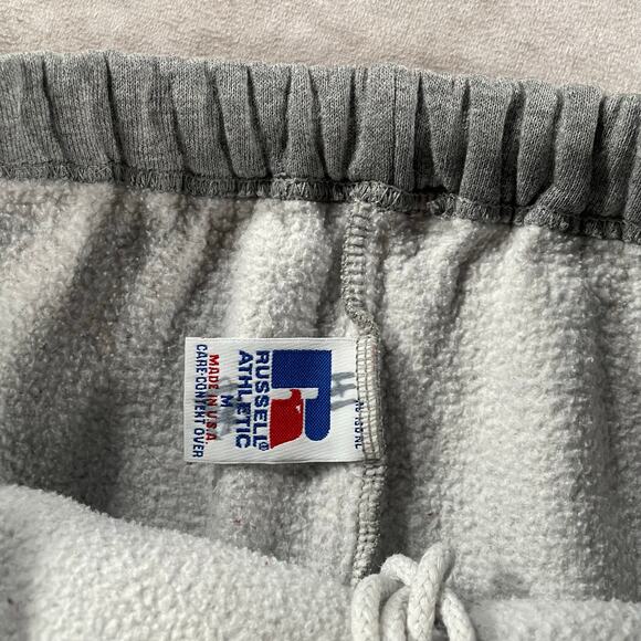90s Vintage Russell Athletic Grey Soft Sweat Pants - Picture 3 of 6
